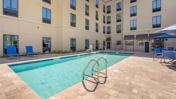 Outdoor pool, open 8:00 AM to 7:30 PM, pool umbrellas, sun loungers