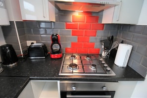 Microwave, oven, high chair