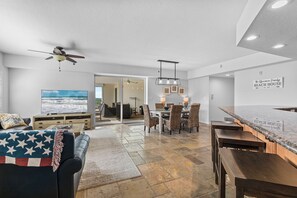 Interior - Spacious Beach Condo with Upstairs Bar and Sitting Area (New Smyrna Beach)