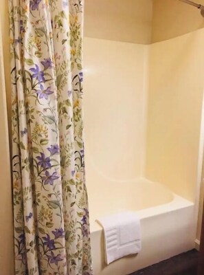 Hair dryer, towels, soap, shampoo - Blue Bird Bungalow (Martin City)