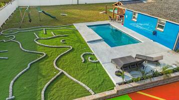 Una piscina climatizada