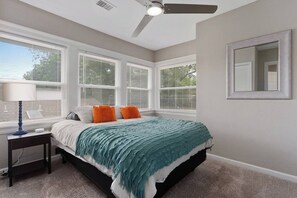 5 bedrooms, iron/ironing board, travel cot, free WiFi