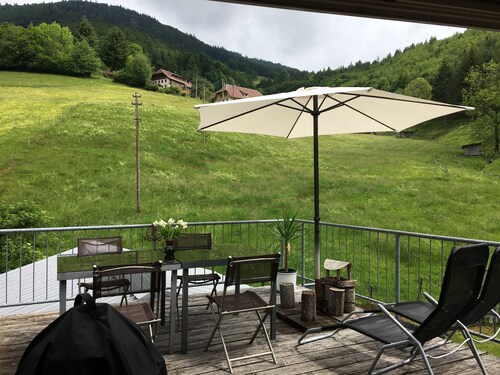 Feel-good top-floor apartment with terrace, whirlpool, fireplace - Apartment B