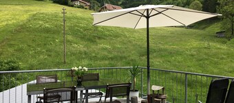 Feel-good top-floor apartment with terrace, whirlpool, fireplace - Apartment B