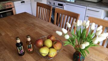 Kühlschrank, Mikrowelle, Herdplatte, Geschirrspüler