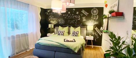 1 bedroom, iron/ironing board, travel crib, free WiFi