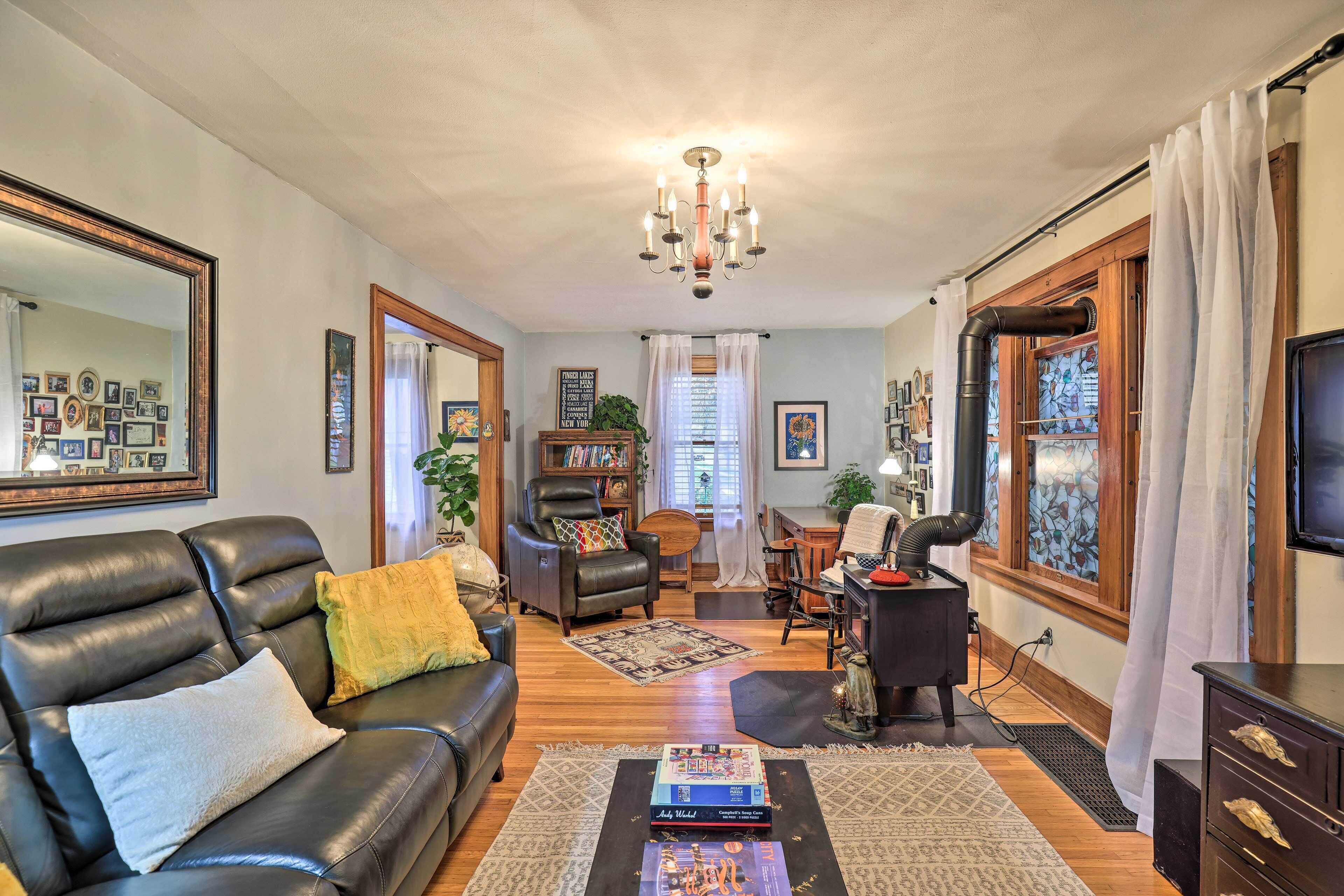 Dog-Friendly East Rochester Getaway w/ Yard!