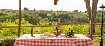 AGRITURISMO PISA HILLS-PAPAVERO. AREA ESTERNA PRIVATA. PISCINA & JACUZZI.