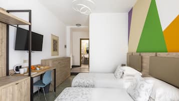 Habitación con 1 cama matrimonial o 2 individuales | Wifi gratis y ropa de cama