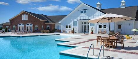 Indoor pool, outdoor pool