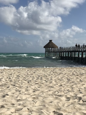 Sun loungers, beach towels