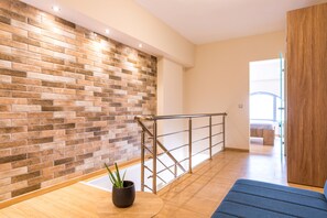 Design Apartment | Desk, blackout curtains, iron/ironing board, free WiFi - Urban Lofts (Corfu)