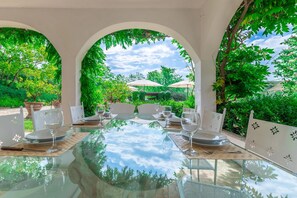 Outdoor dining - Villa La Picena - Villa La Picena (Ripatransone)