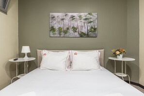 1 sovrum, strykjärn/strykbräda, gratis wi-fi och sängkläder