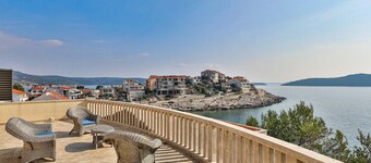Beach front home in Sevid with WiFi