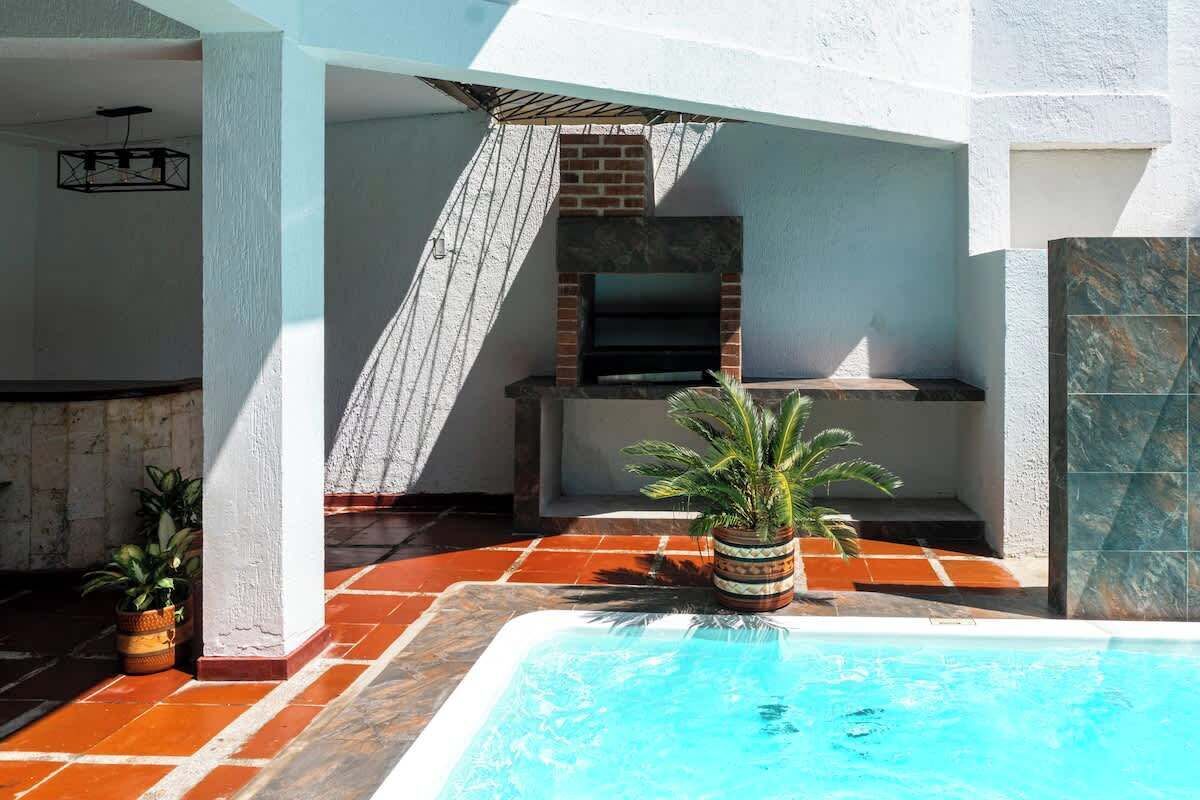 Indoor pool, outdoor pool