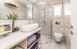 Shower, hair dryer