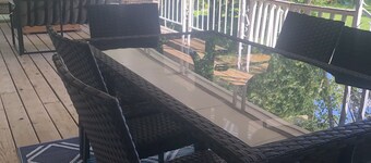 Waterfront, Snowmobile trials nearby, close to town