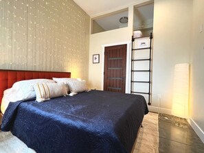2 slaapkamers, een strijkplank/strijkijzer, gratis wifi, beddengoed
