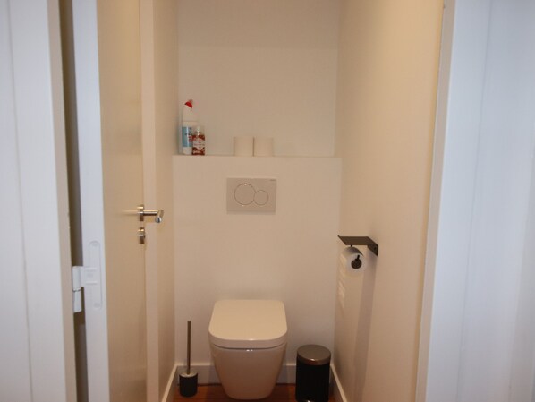 Ducha, secador de pelo, toallas