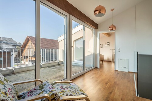 Ferienwohnung 'Kilian' mit Bergblick, Balkon und WLAN