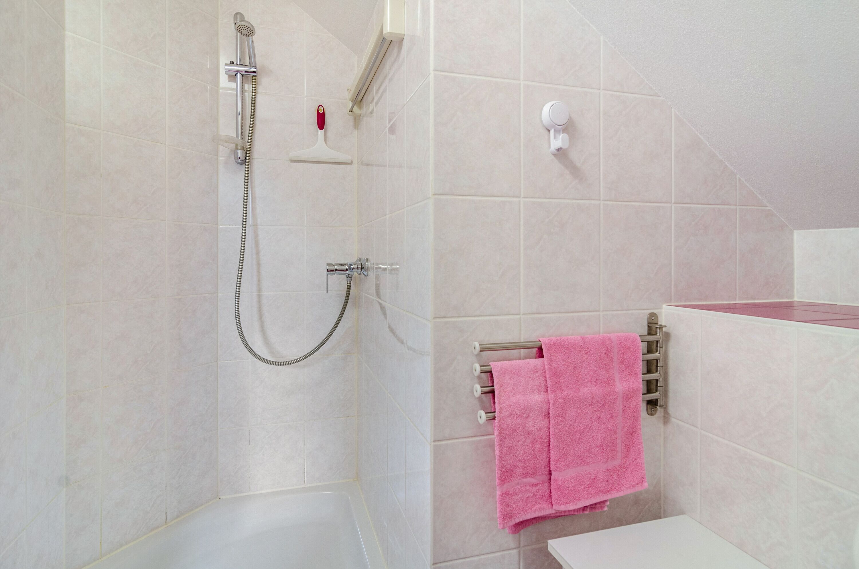 Regadera y secadora de cabello 