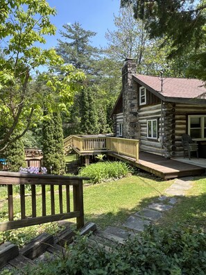 Terrace/patio - Rustic Mountain Getaway w/ Pool + Hot Tub Near Penn's Creek (Millmont)
