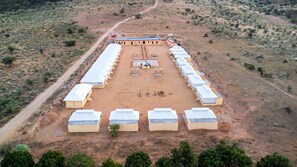 Egyptian cotton sheets, premium bedding, individually furnished - Desert Safari Camping Jaisalmer  (Jaisalmer)