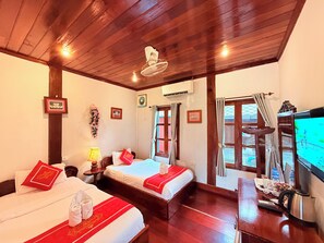 Deluxe Twin Room, Non Smoking, Mountain View | Minibar, individually decorated, desk, laptop workspace