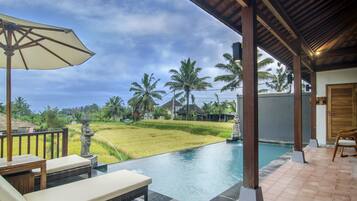 Royal Villa, 1 Bedroom, Private Pool, Pool View | View from room