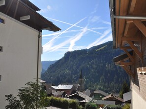 Blick von der Unterkunft