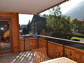 Terrace/patio - 3-room apartment with large balcony, parking (La Chapelle-d'Abondance)