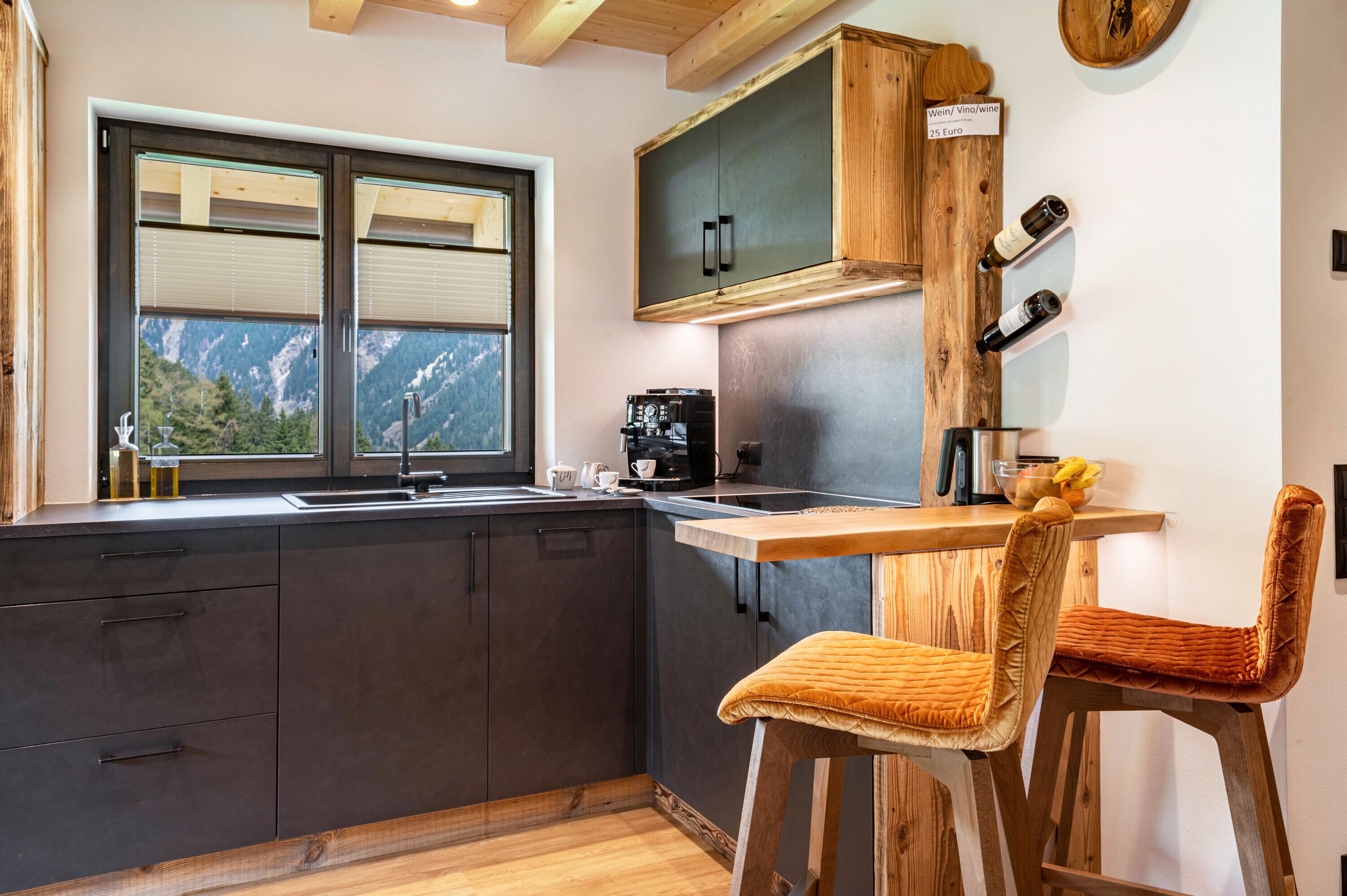 Kühlschrank, Mikrowelle, Herdplatte, Geschirrspüler