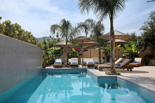 Studio "Villa Dionysia A3" près de la plage avec piscine partagée