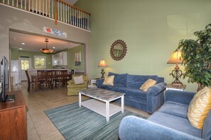 Televisión y reproductor de DVD 