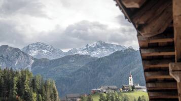 Blick von der Unterkunft