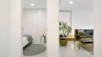 1 Schlafzimmer, BĂŒgeleisen/BĂŒgelbrett, kostenloses WLAN, BettwĂ€sche