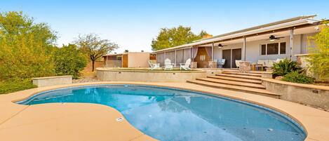 Una piscina climatizada