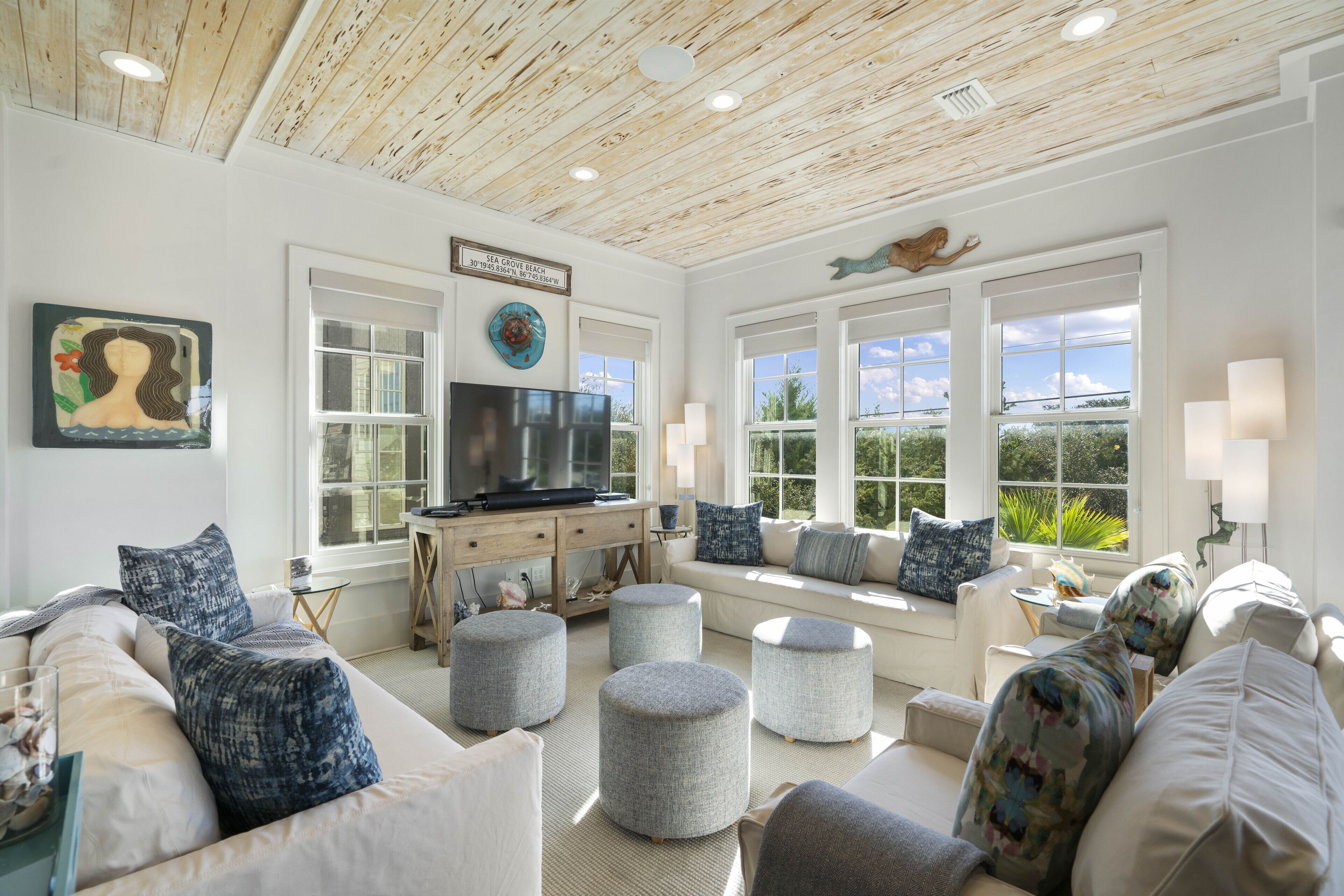 Modern Home w/ Gulf Views, Private Beach, Community Pool, & 4 Bikes