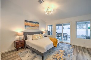 4 soveværelser, skrivebord, strygejern/strygebræt, Wi-Fi