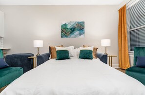 1 habitación, wifi, ropa de cama y acceso para silla de ruedas 