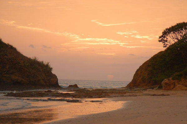 Sunset and Playa Grande Rock 3 blocks from the house