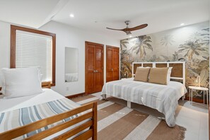 5 habitaciones, escritorio, tabla de planchar con plancha y wifi 