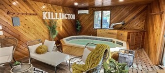 BearHaus Central AC, HUGE Hot Tub, Awesome FirePit