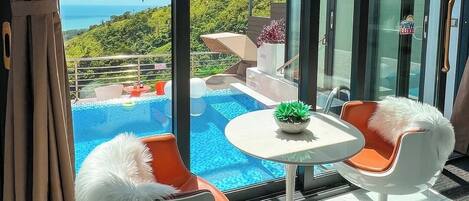 Una piscina climatizada