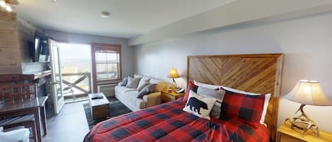 Télévision, cheminée