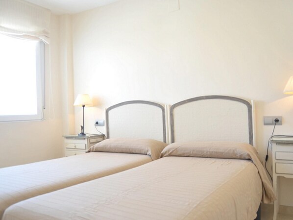 2 habitaciones y ropa de cama 