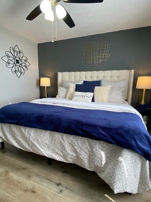 3 bedrooms, iron/ironing board, WiFi, bed sheets