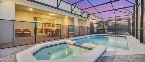 Indoor pool, outdoor pool
