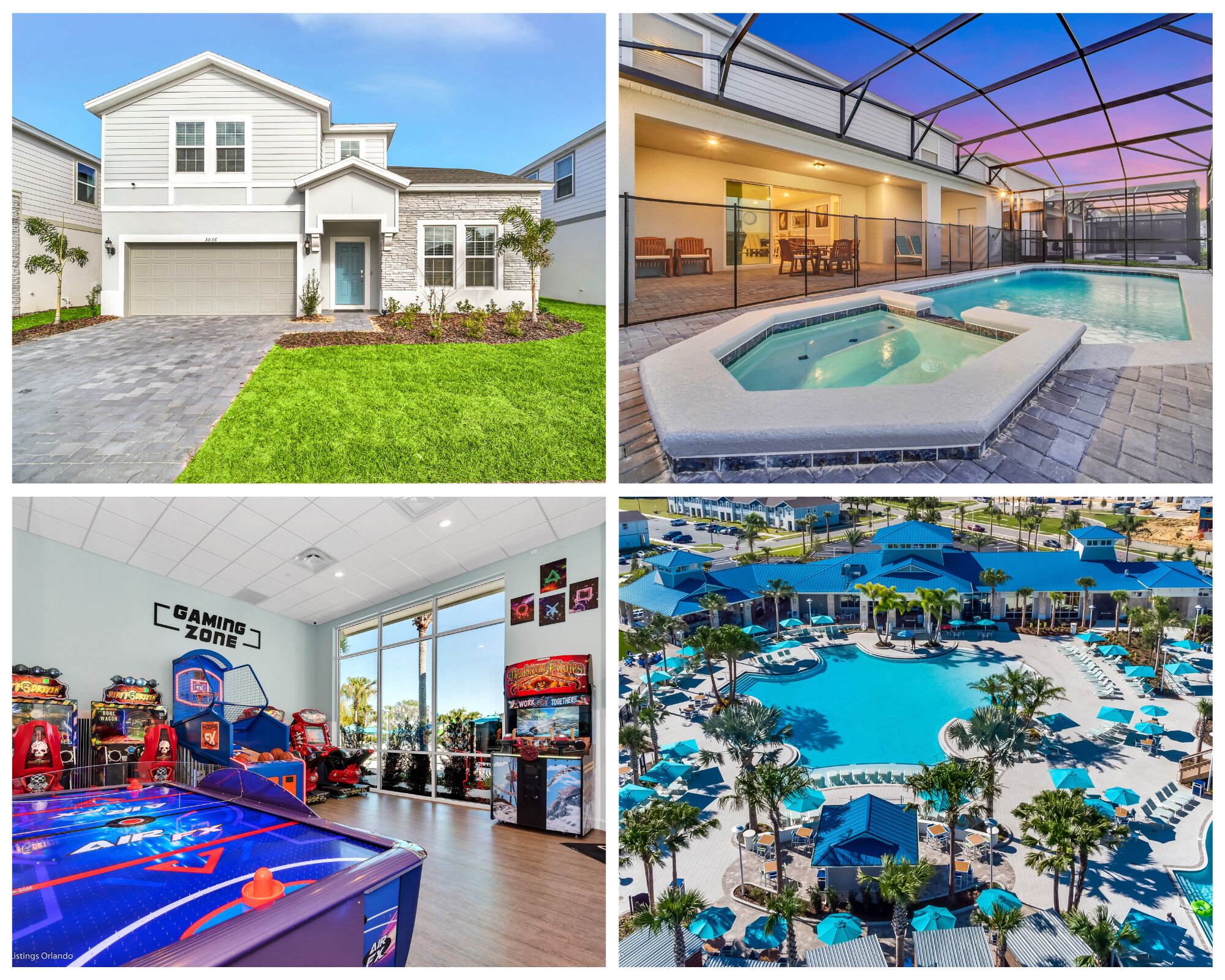 Brand New Villa -Heated Pool+Spa /5 min from the Club House 8 Miles from Disney!